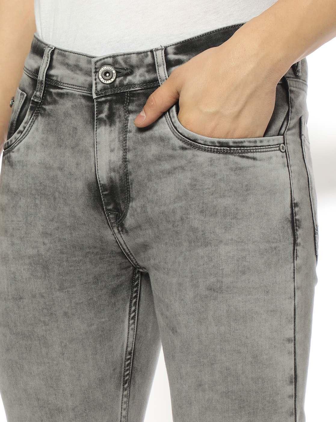 Men Skinny Fit Ankle Length Jeans