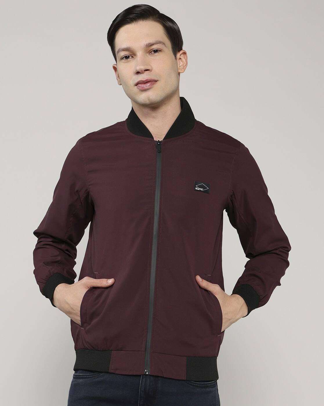 Men Relaxed Fit Bomber Jacket