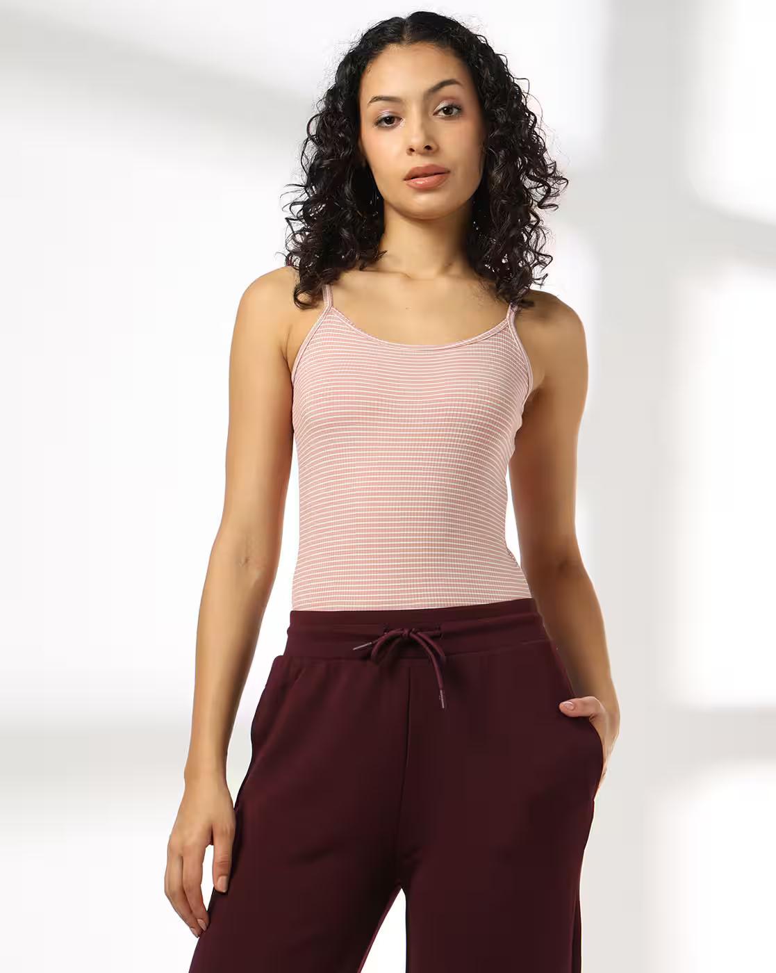 Women Striped Slim Fit Camisole