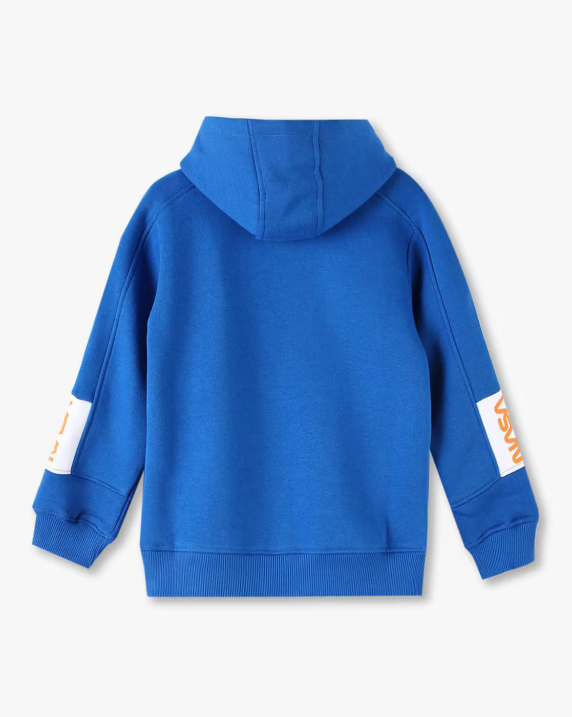 Boys NASA Print Regular Fit Hoodie
