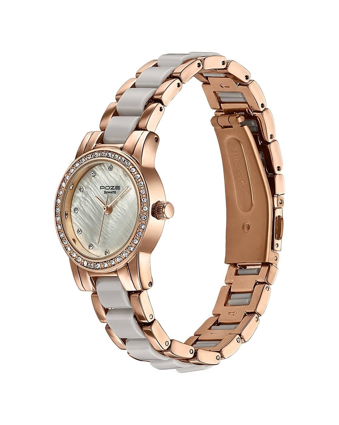 Women Water-Resistant Analogue Watch-SP80136KD03W