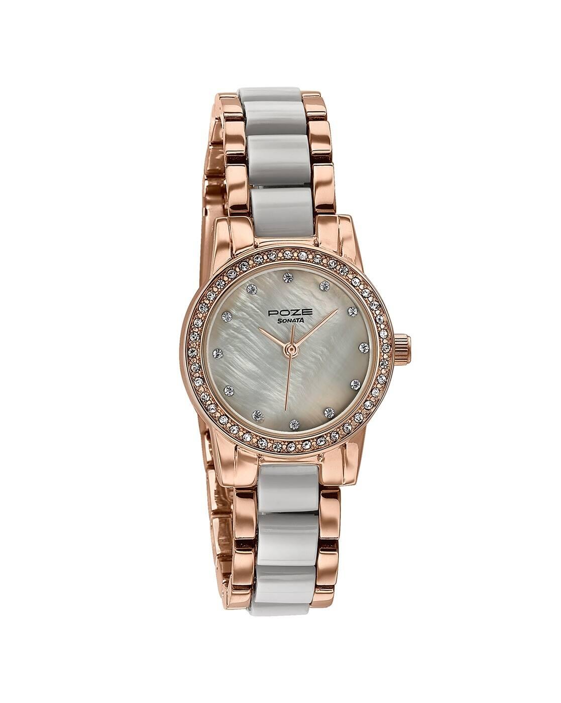 Women Water-Resistant Analogue Watch-SP80136KD03W