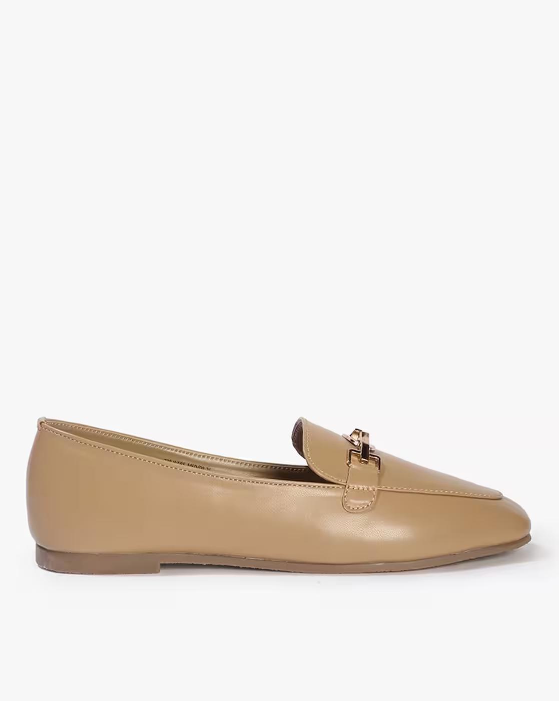Women Square-Toe Bit Loafers