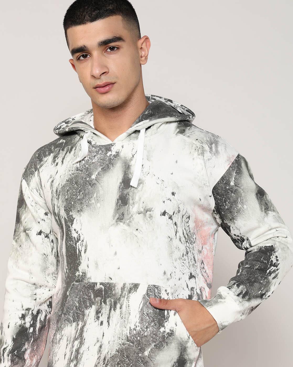 Men All-Over Print Relaxed Fit Hoodie