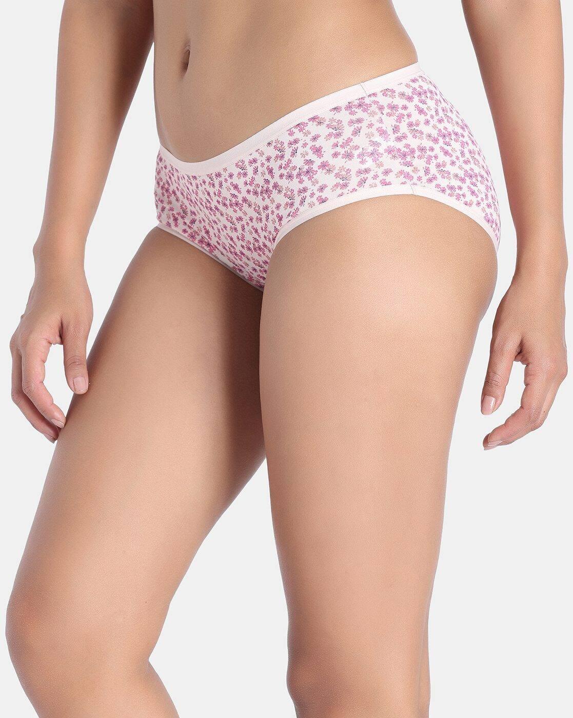 Pack Of 3 Low Rise Full Coverage Hipster Panties