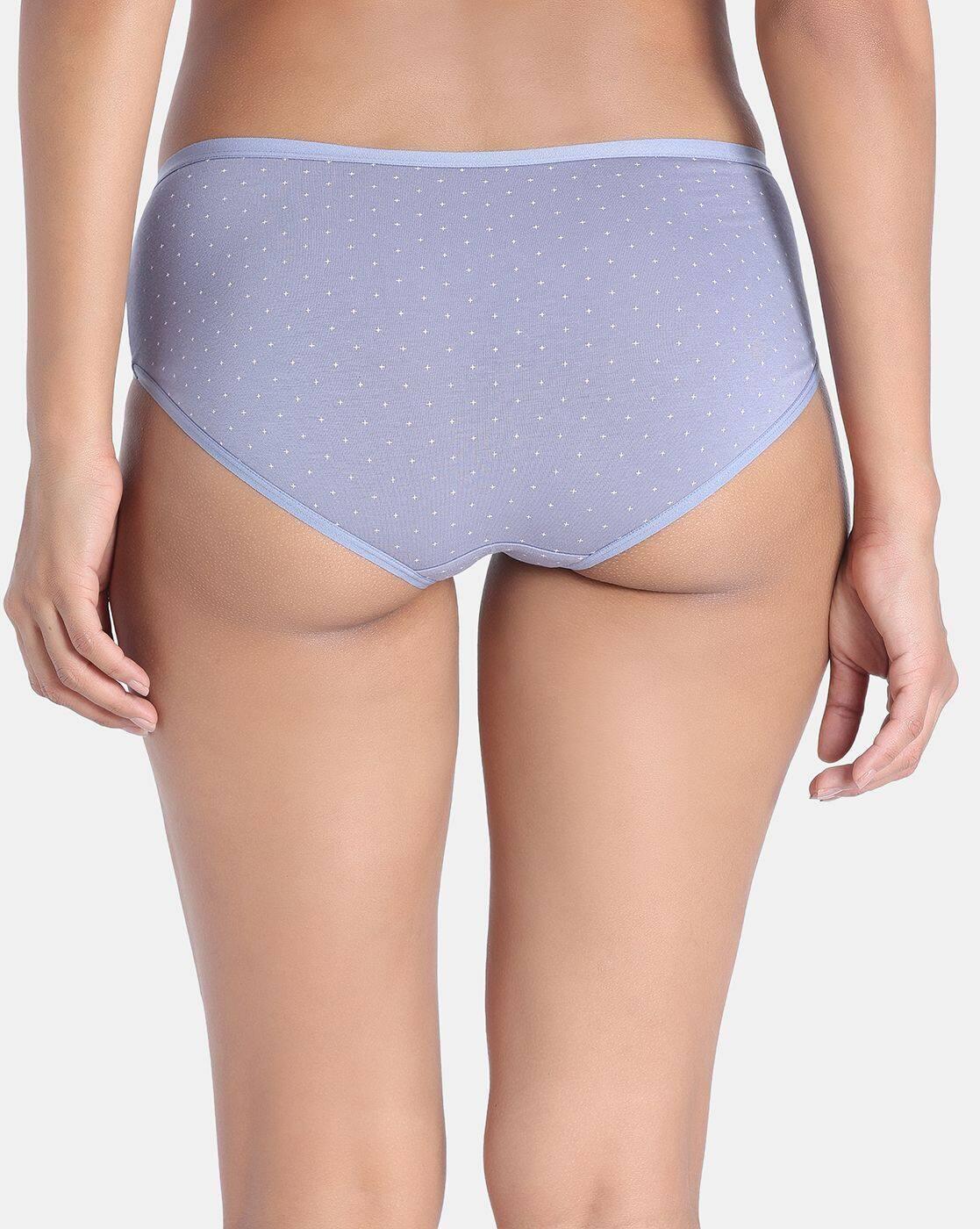 Pack Of 3 Low Rise Full Coverage Hipster Panties