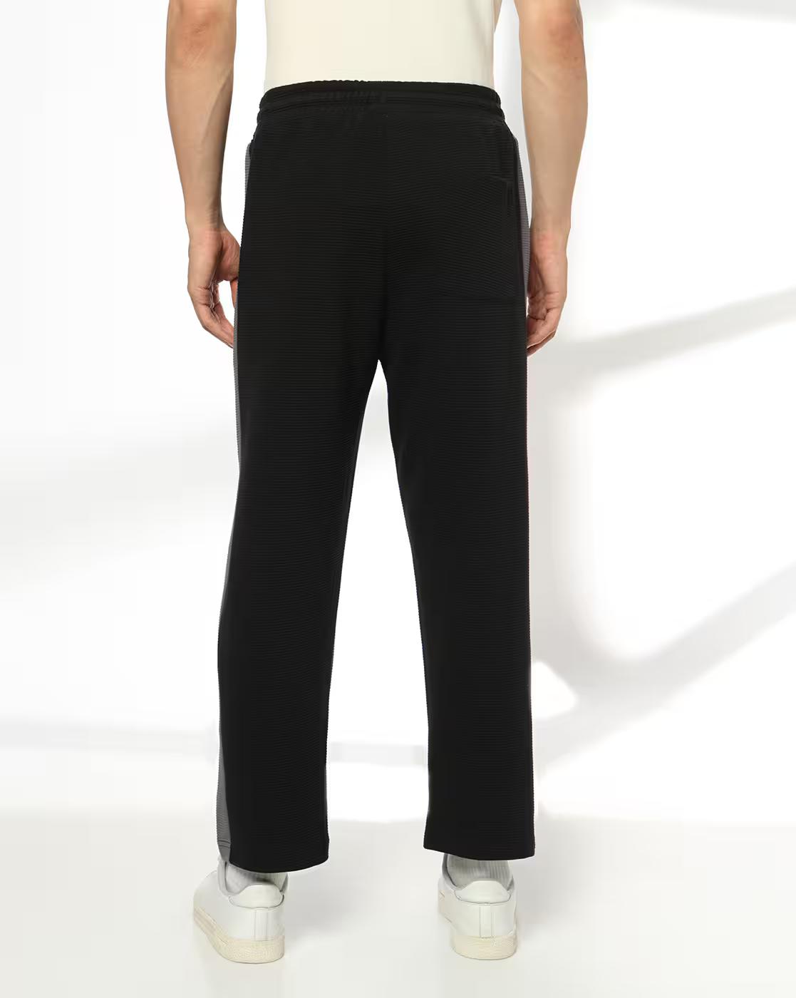 SELF STR SIDE TAPE OPEN HEM T, BLACK, XL