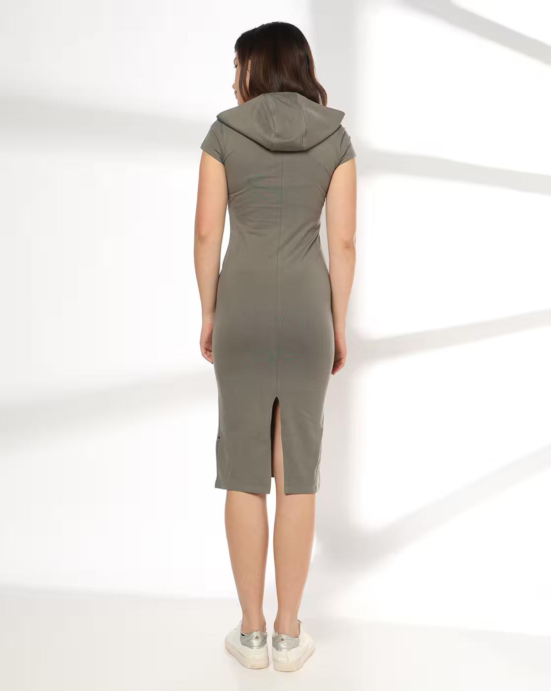 Women Hooded Bodycon Dress