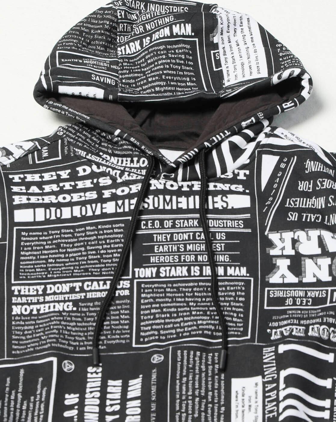 Men All-Over Print Regular Fit Hoodie
