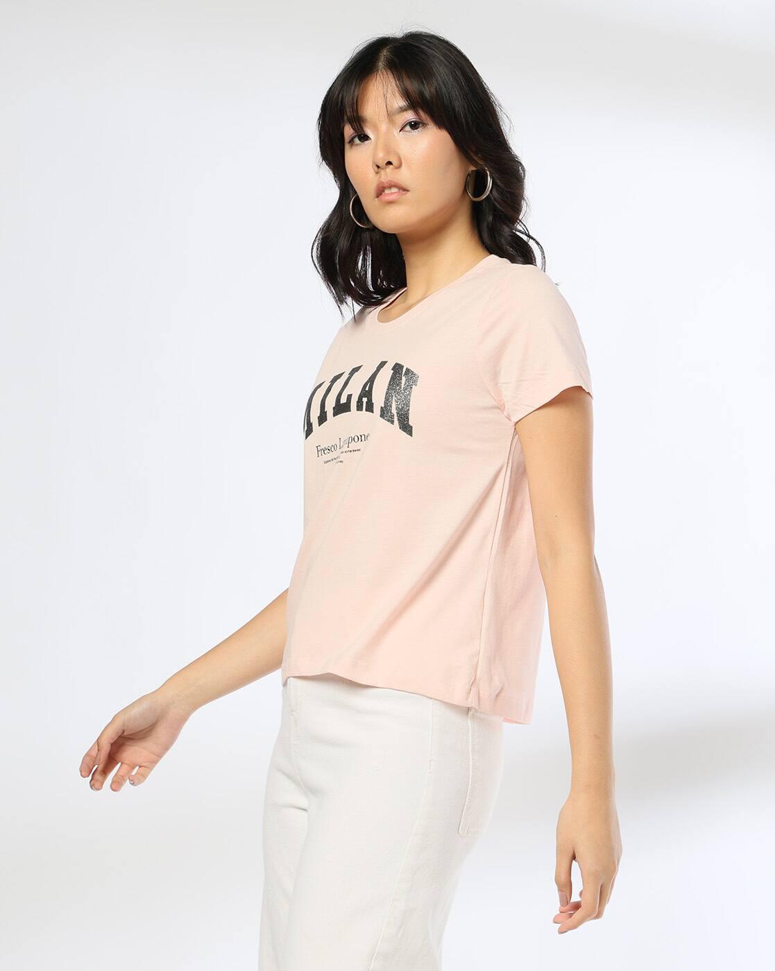 MILAN REGULAR CROP BODY, PEACH, L