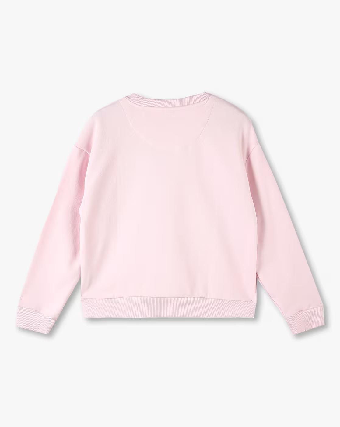 Girls Graphic Print Oversized Sweatshirt