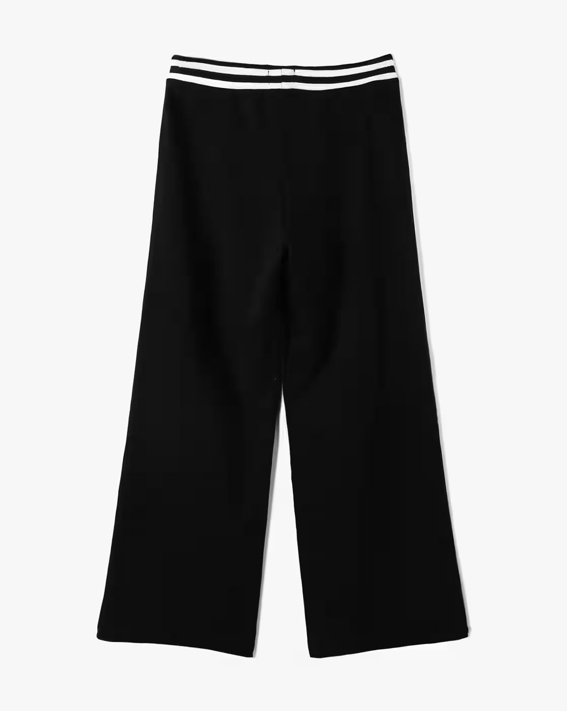 Girls Flared Pants with Drawstring Waist