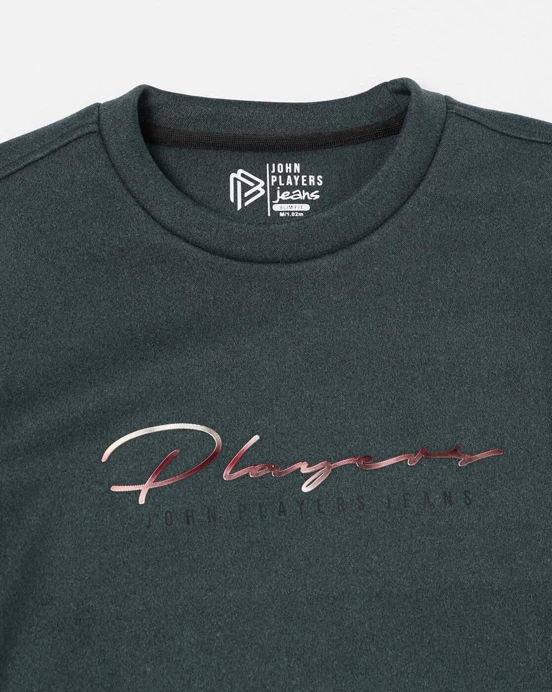 Men Typographic Print Slim Fit Sweatshirt