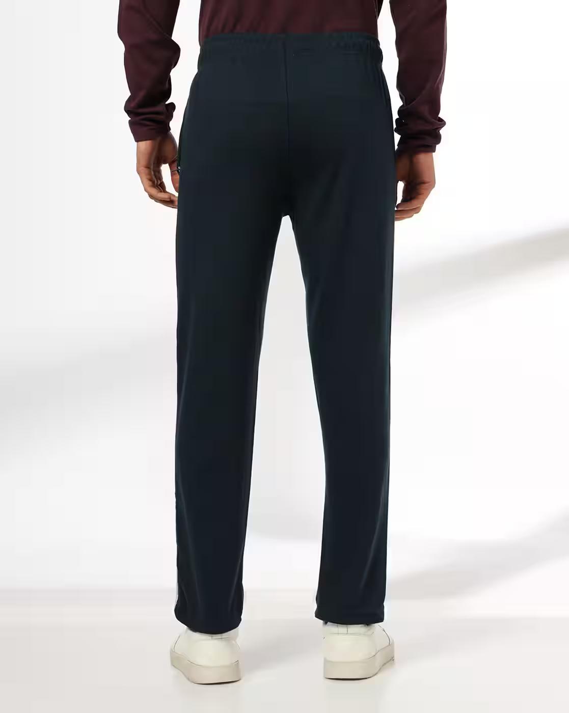 Men Regular Fit Mid-Rise Track Pants
