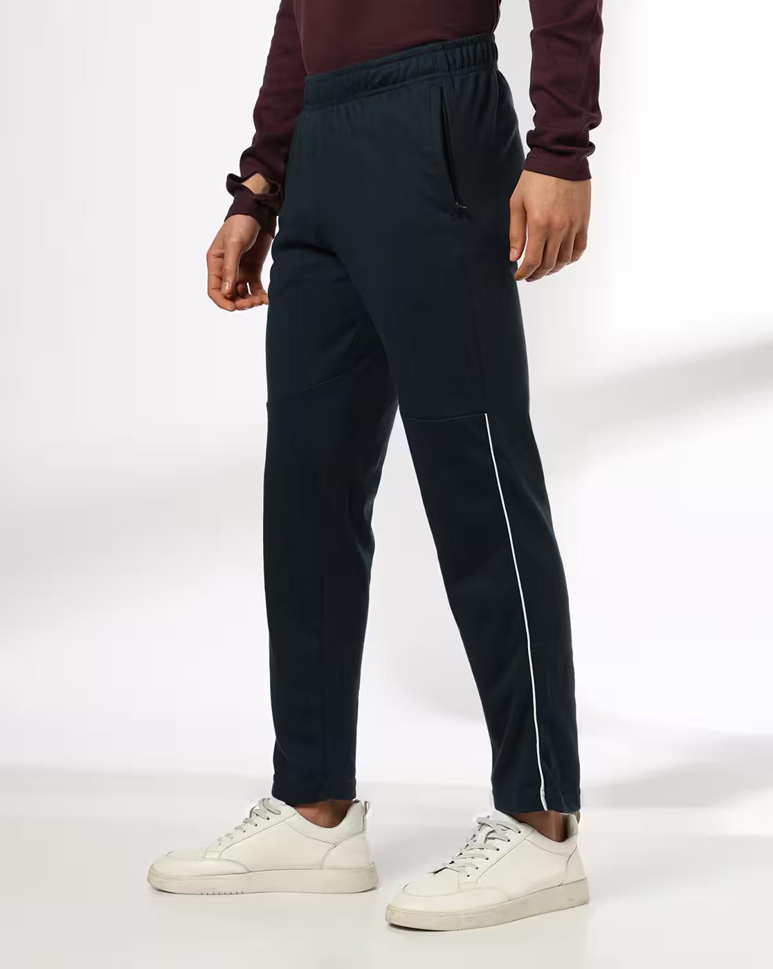 Men Regular Fit Mid-Rise Track Pants