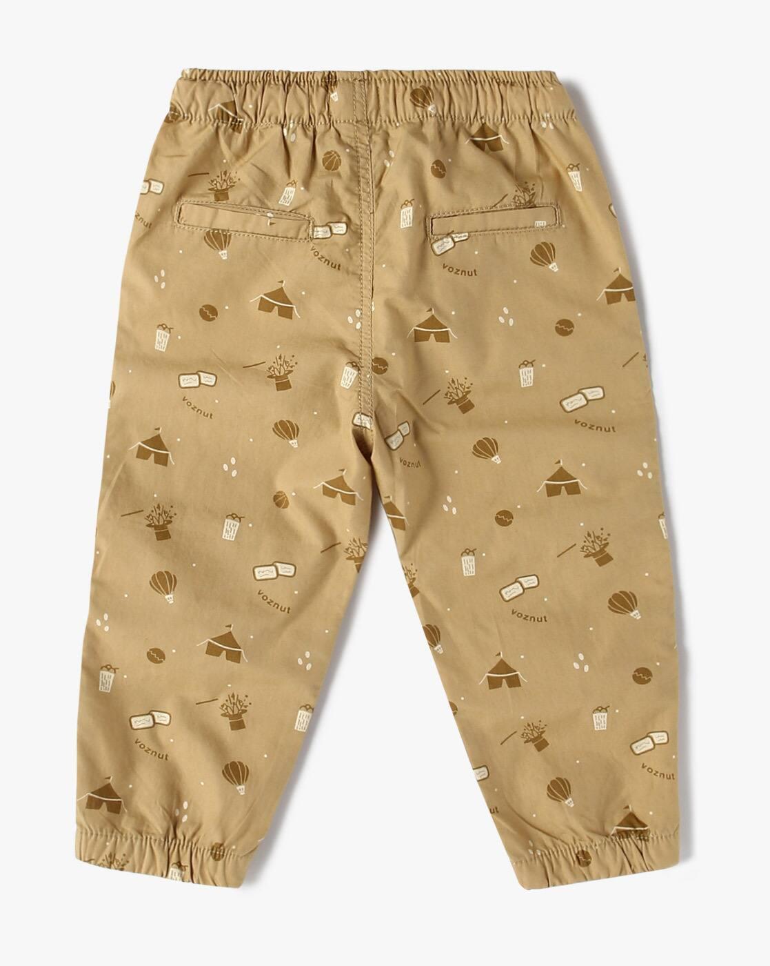PRINTED AOP JOGGER, KHAKI, 6-12M