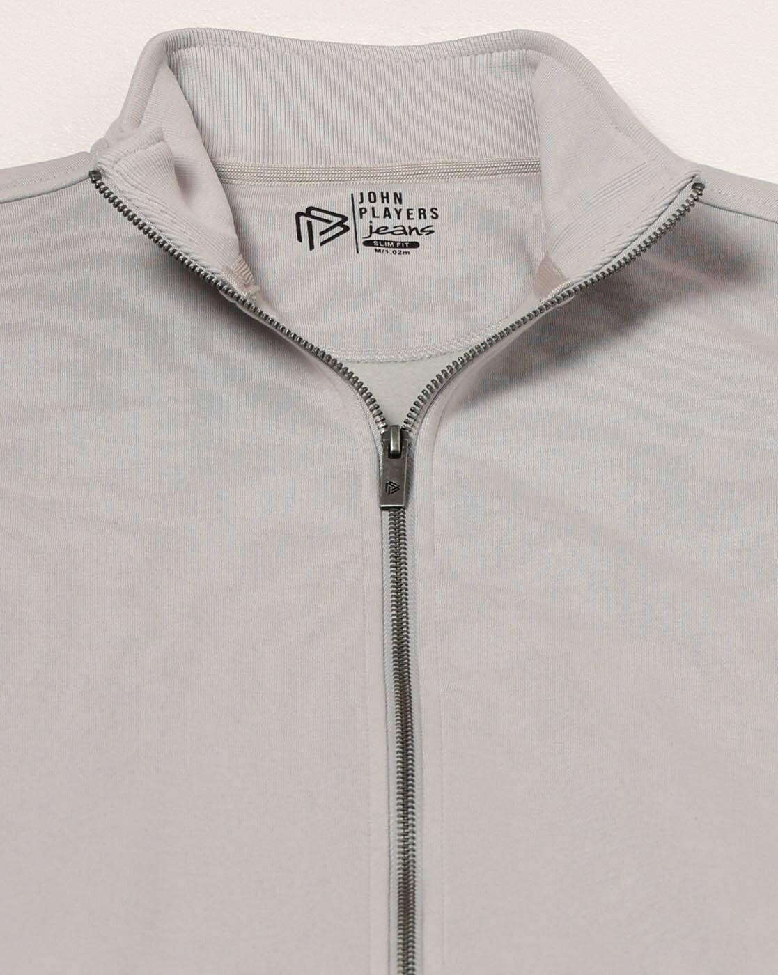 Men Slim Fit High-Neck Sweatshirt