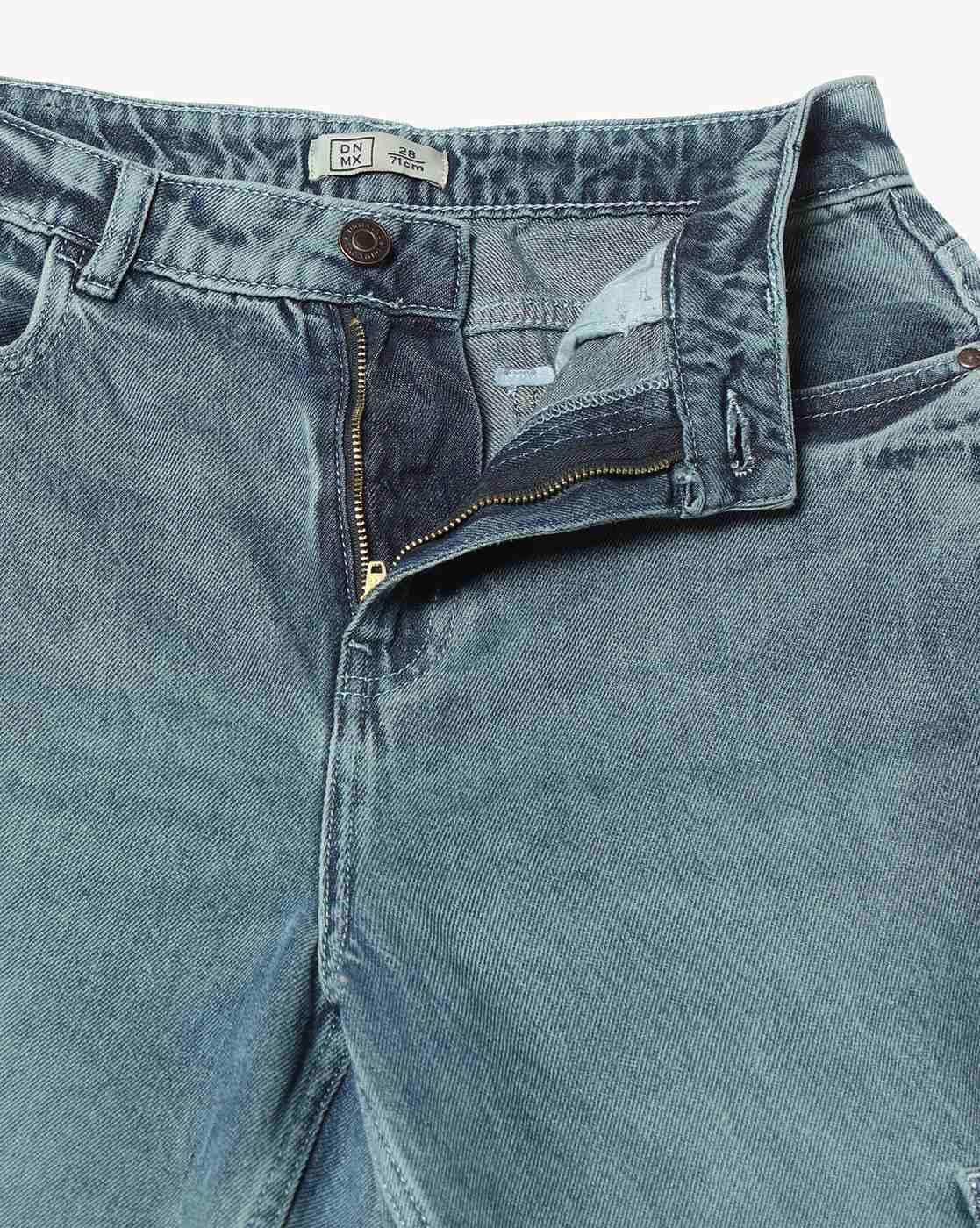 Women Lightly Washed Wide-Leg Jeans