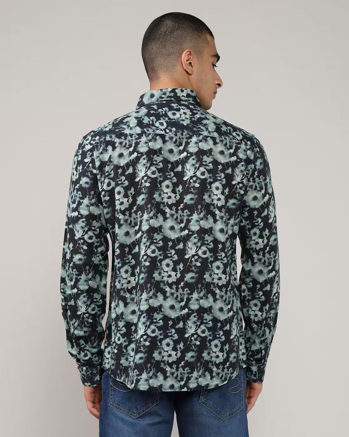 Men Printed Regular Fit Shirt