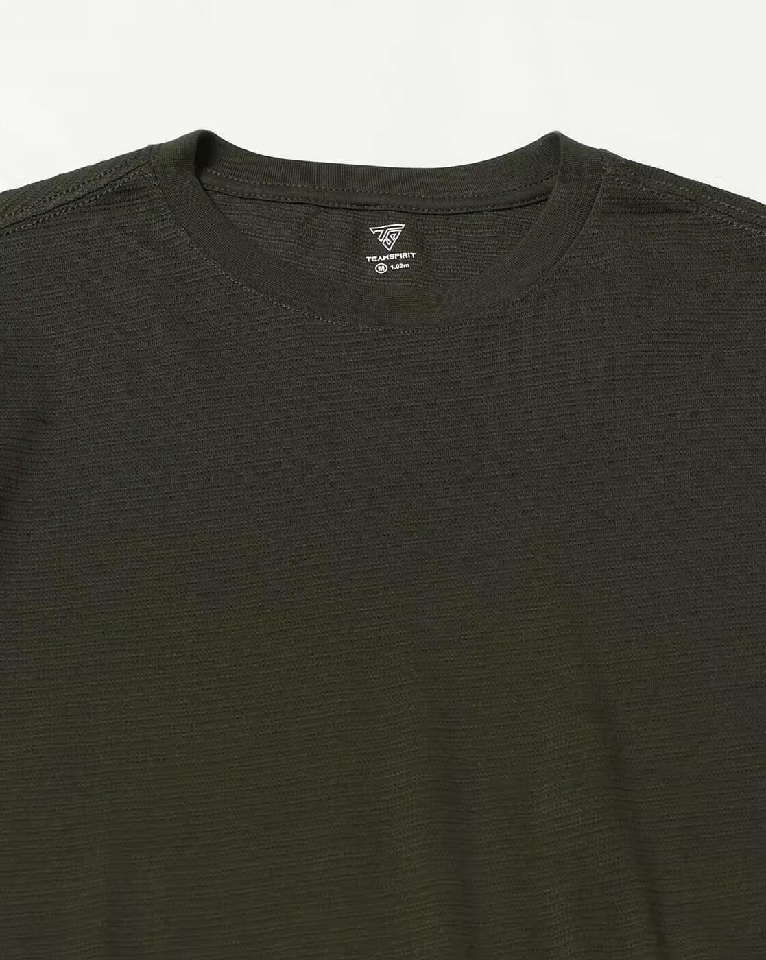Men Regular Fit Crew-Neck T-Shirt