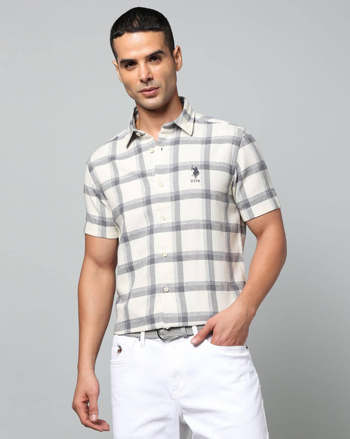 Men Checked Regular Fit Shirt