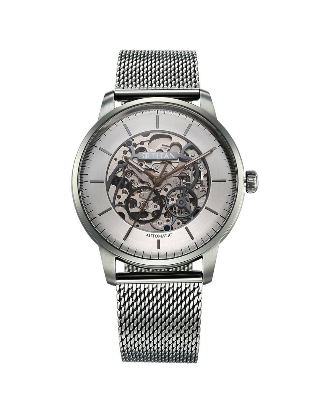 Men Upgrade Stainless Steel Strap Automatic Watch-90110QM02