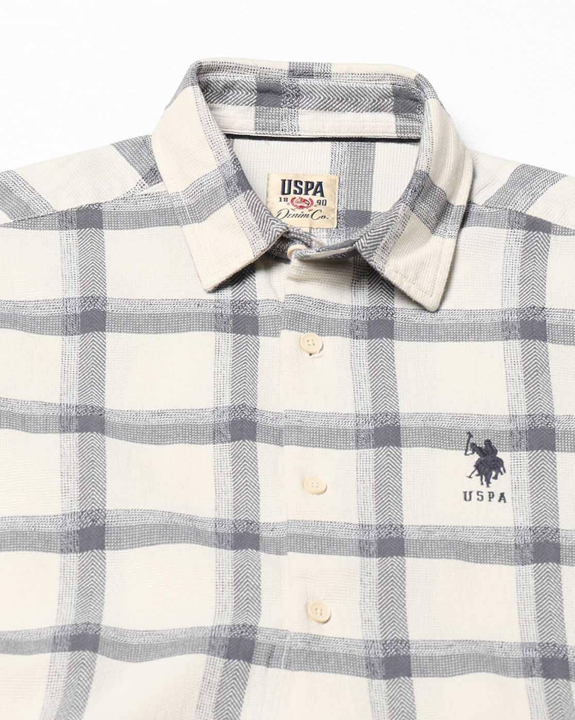 Men Checked Regular Fit Shirt