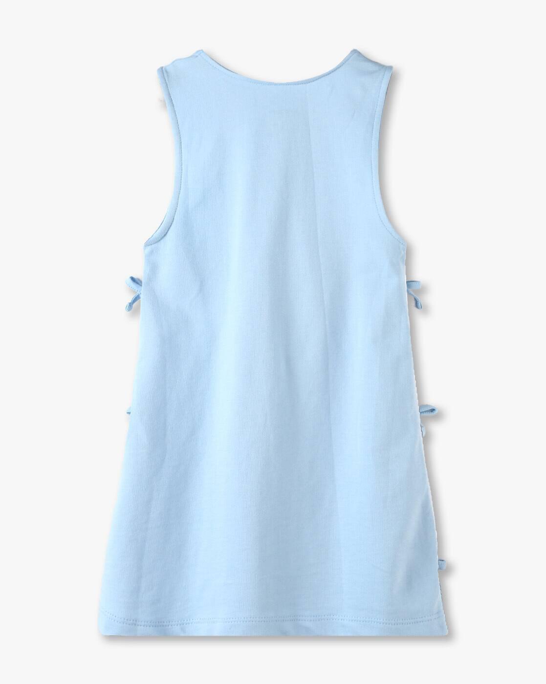 Pinafore Dress with Sling Ba, BLUE, 3-4Y