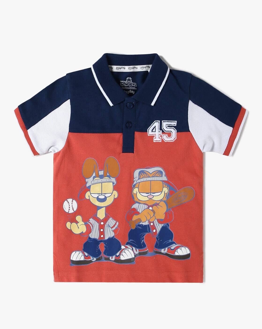 POLO WITH PRINT, MULTI, 6-12M