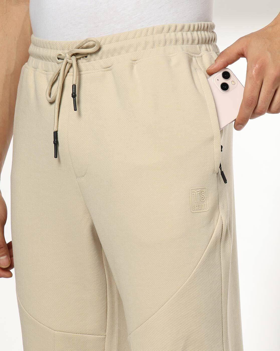 SIDE POCKET CURVE PANEL TRACKP, BEIGE, M