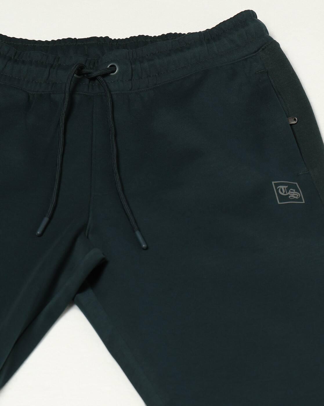 Tonal Mesh Straight Fit Track Pants
