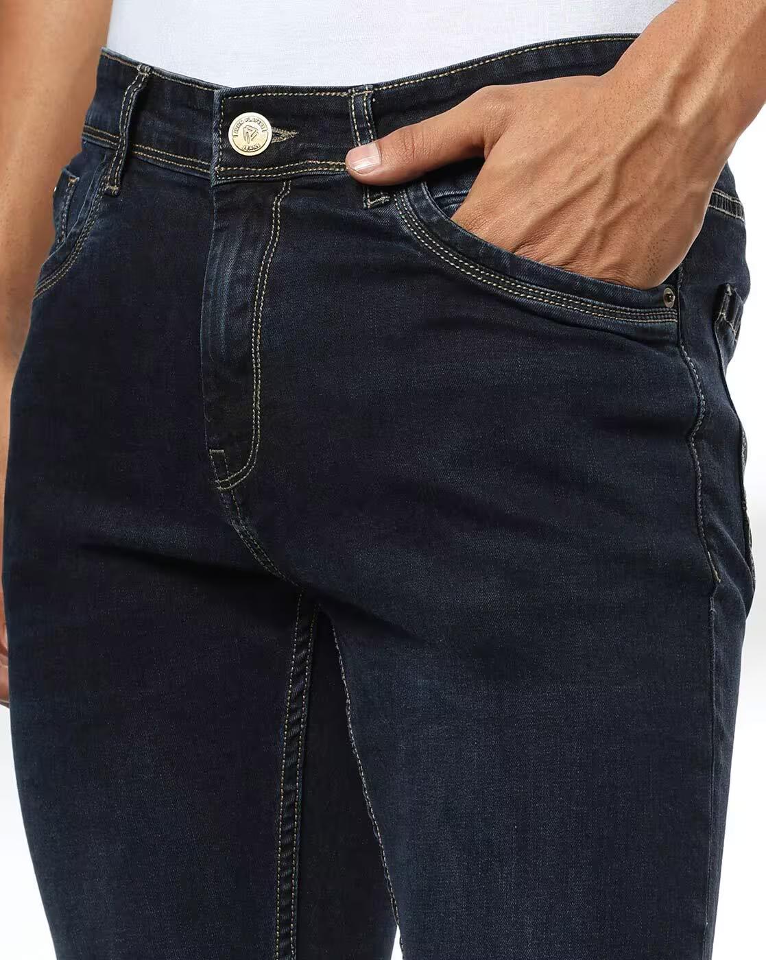 Men Lightly Washed Low-Rise Skinny Fit Jeans