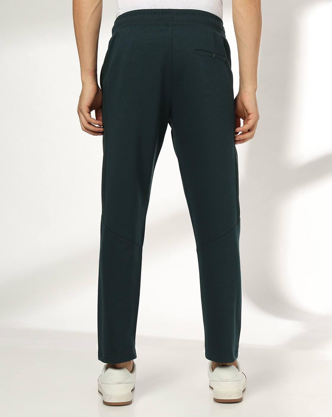 Tonal Mesh Straight Fit Track Pants