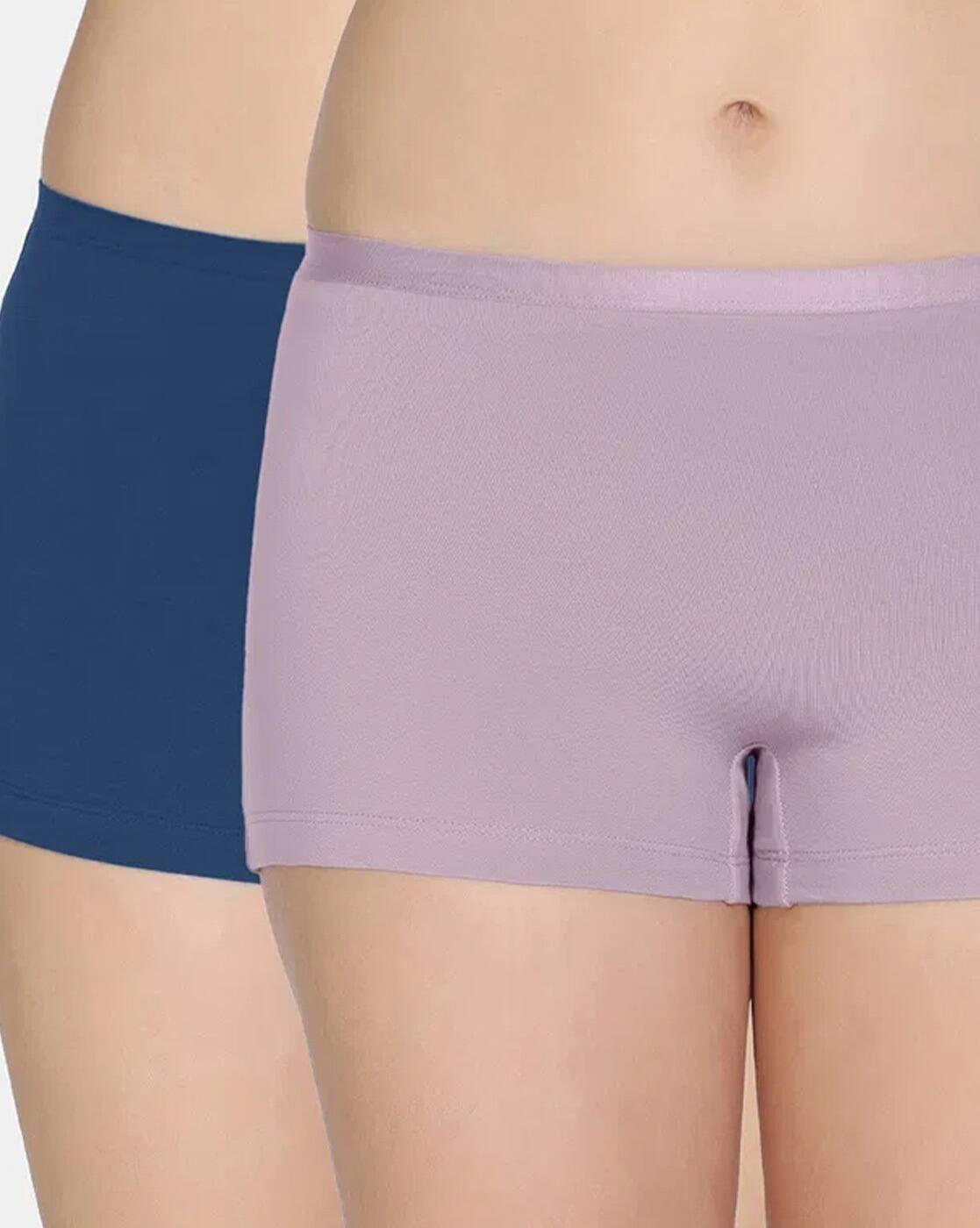 Medium Rise Full Coverage Boyshorts (Pack Of 2)