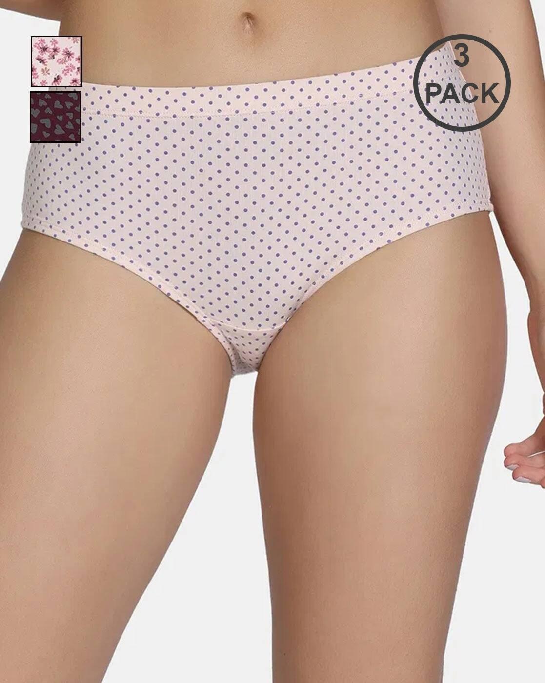 Medium Rise Full Coverage Hipster Panties