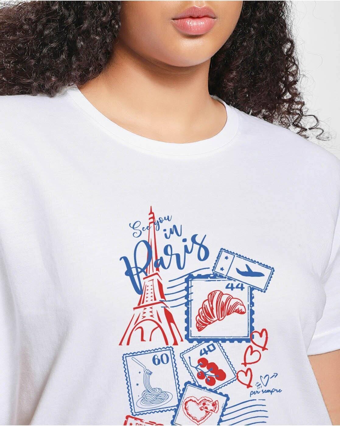 Women Graphic Print Boyfriend Fit T-Shirt