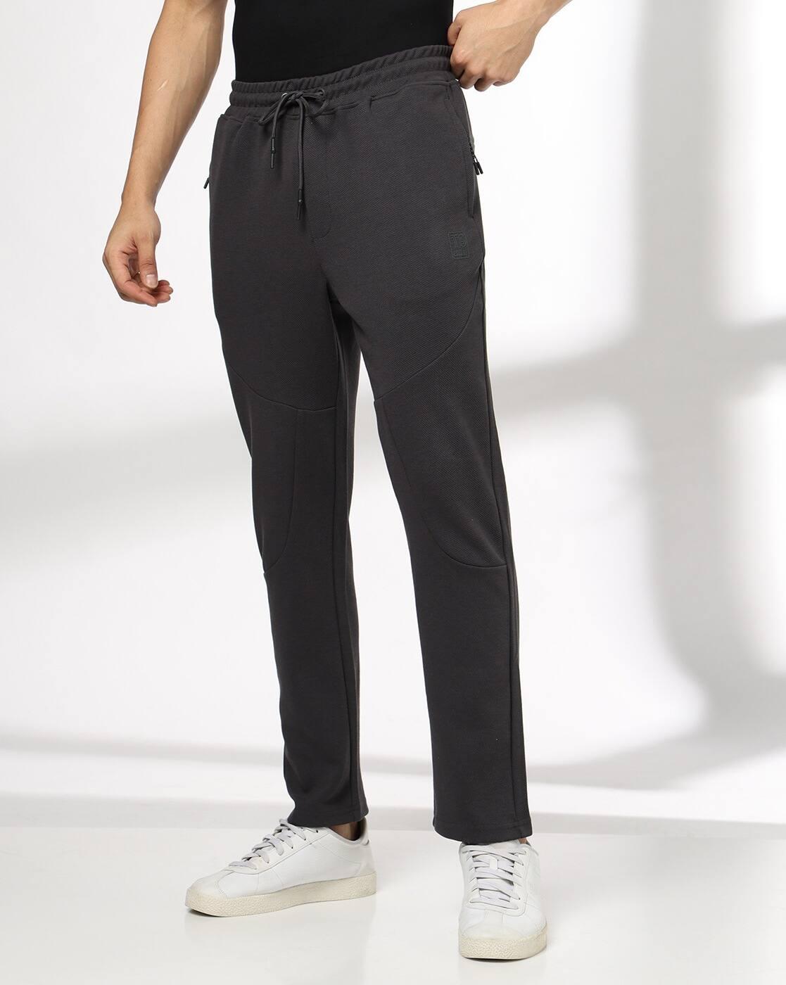 SIDE POCKET CURVE PANEL TRACKPA, GREY, L