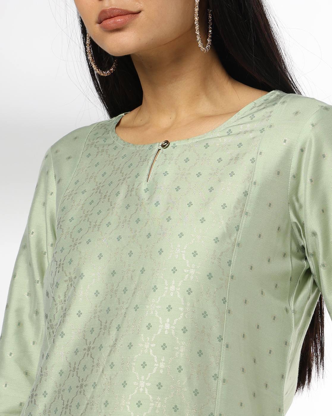 Women Round-Neck Straight Kurta