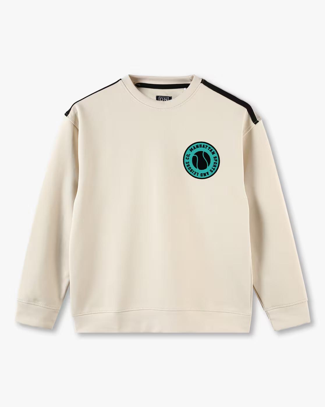 Boys Typographic Print Boxy Fit Sweatshirt