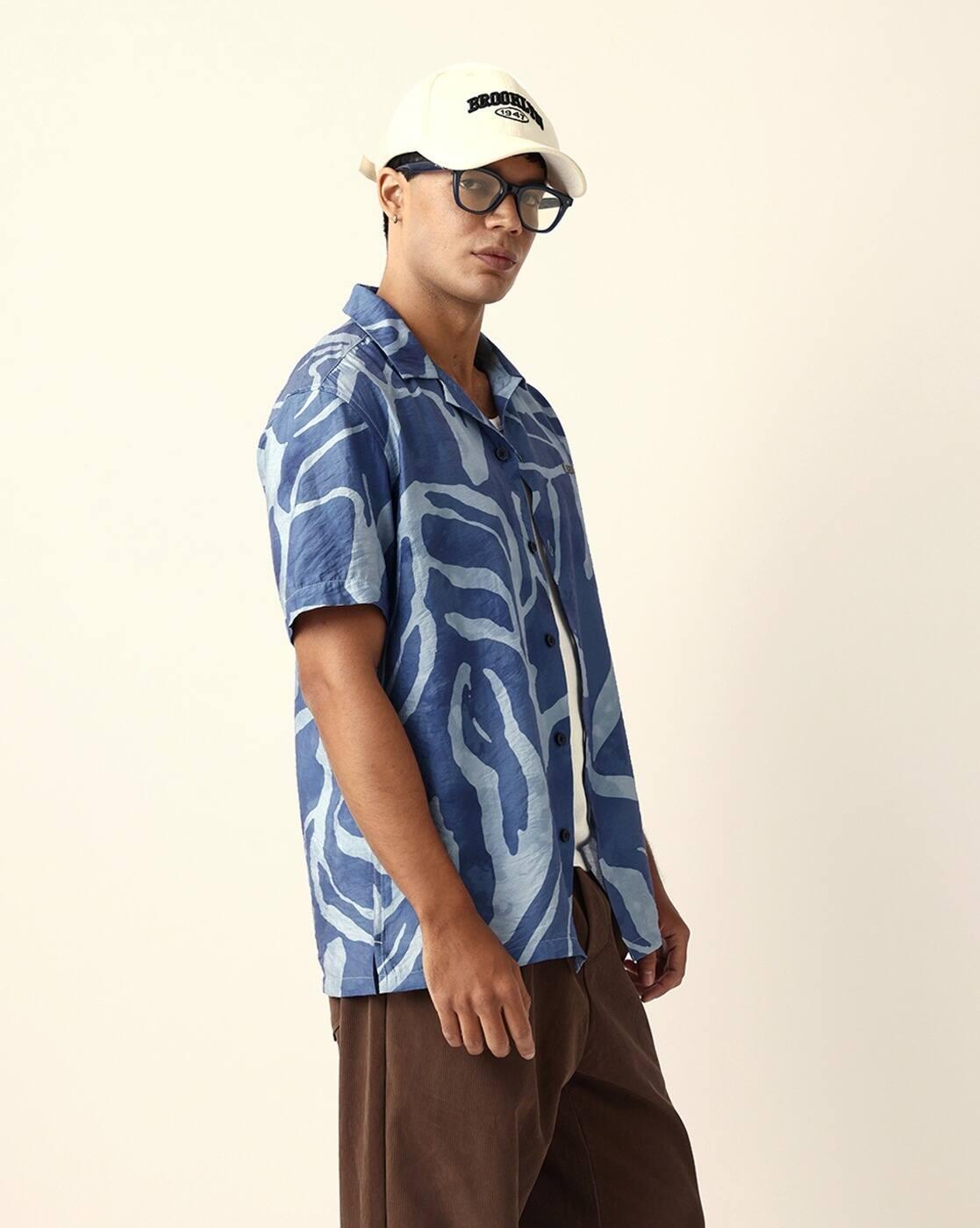 Abstract Relaxed Fit Shirt