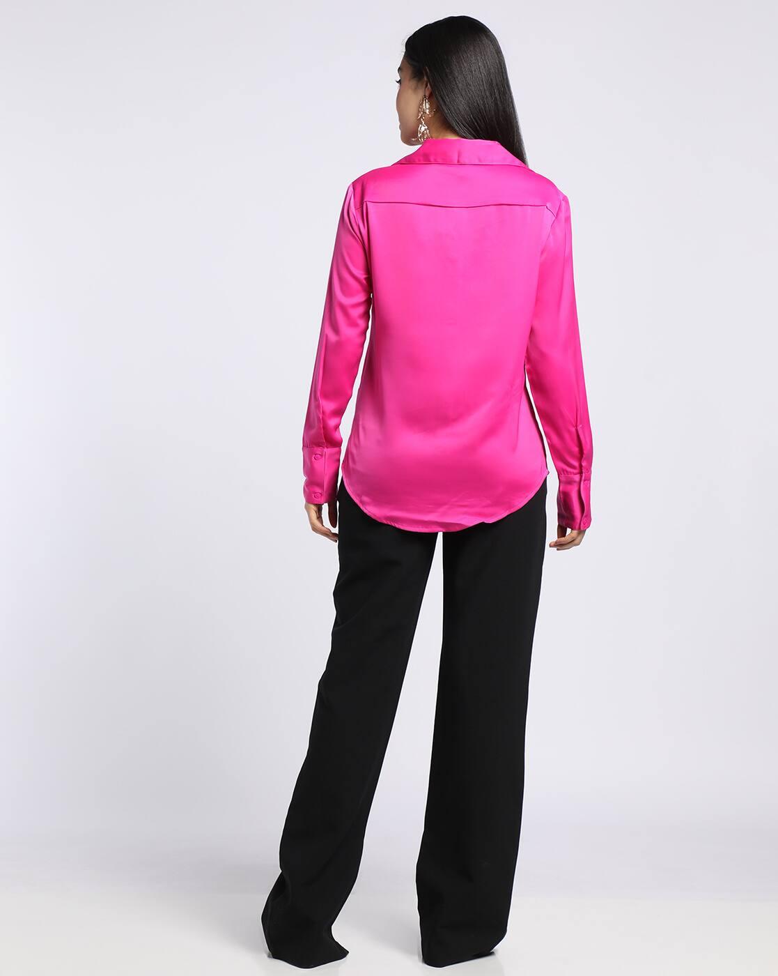 Relaxed Fit Spread Collar Shirt