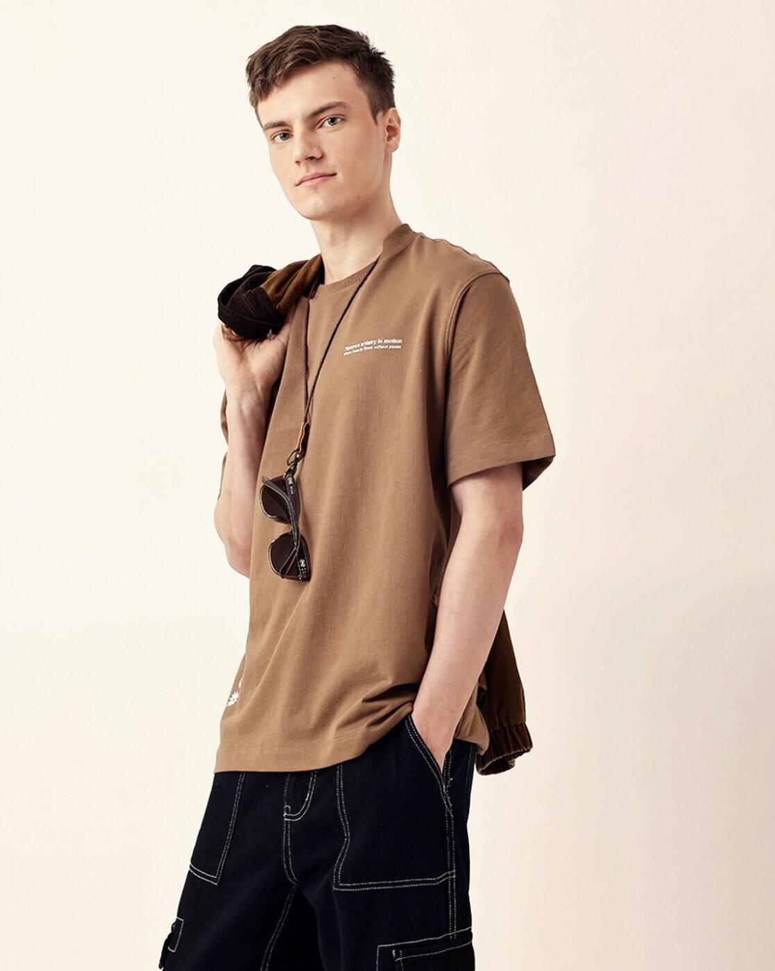 Men Cotton Graphic Printed Oversize Tshirt