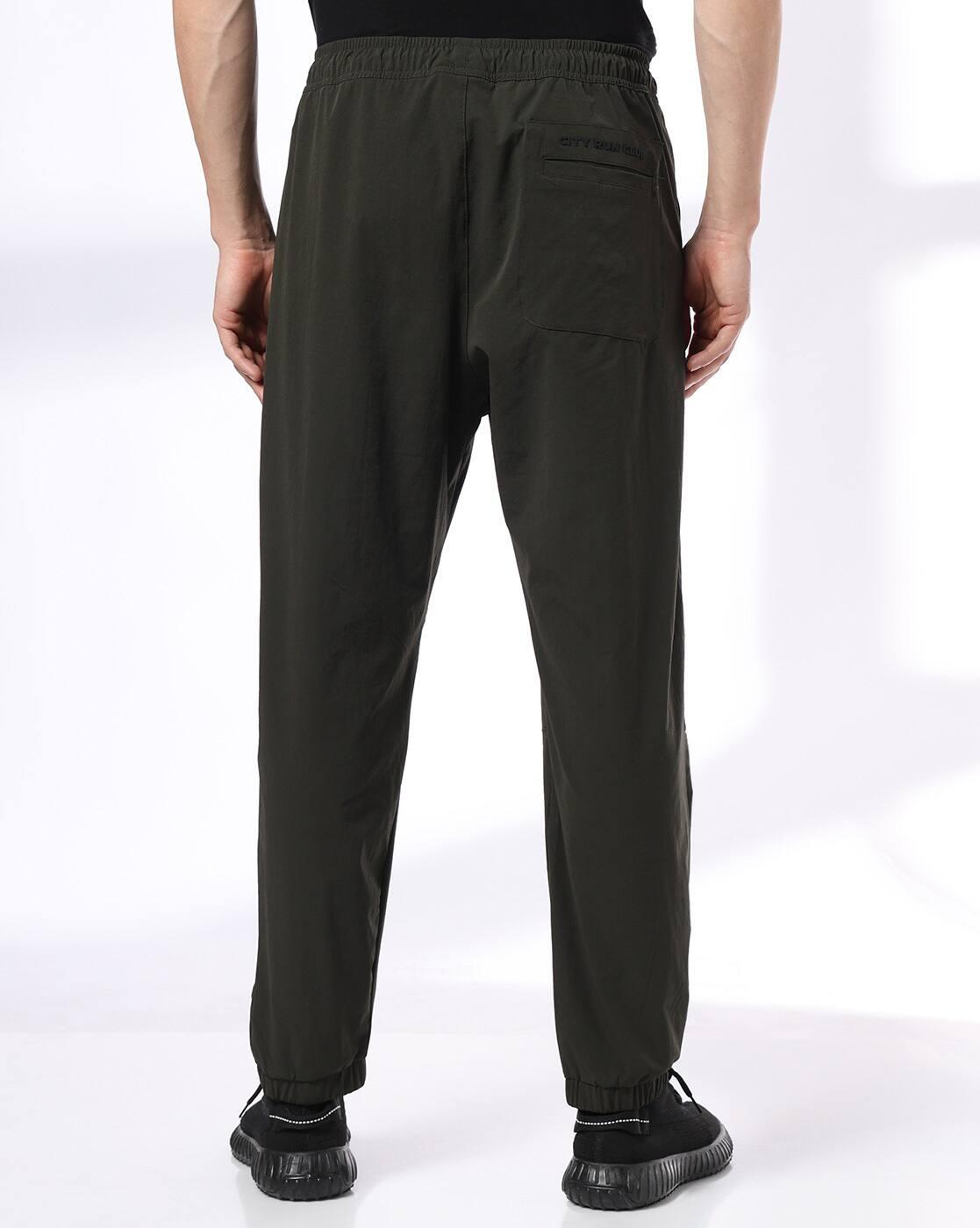 Men Loose Fit Joggers with Drawstring Waist