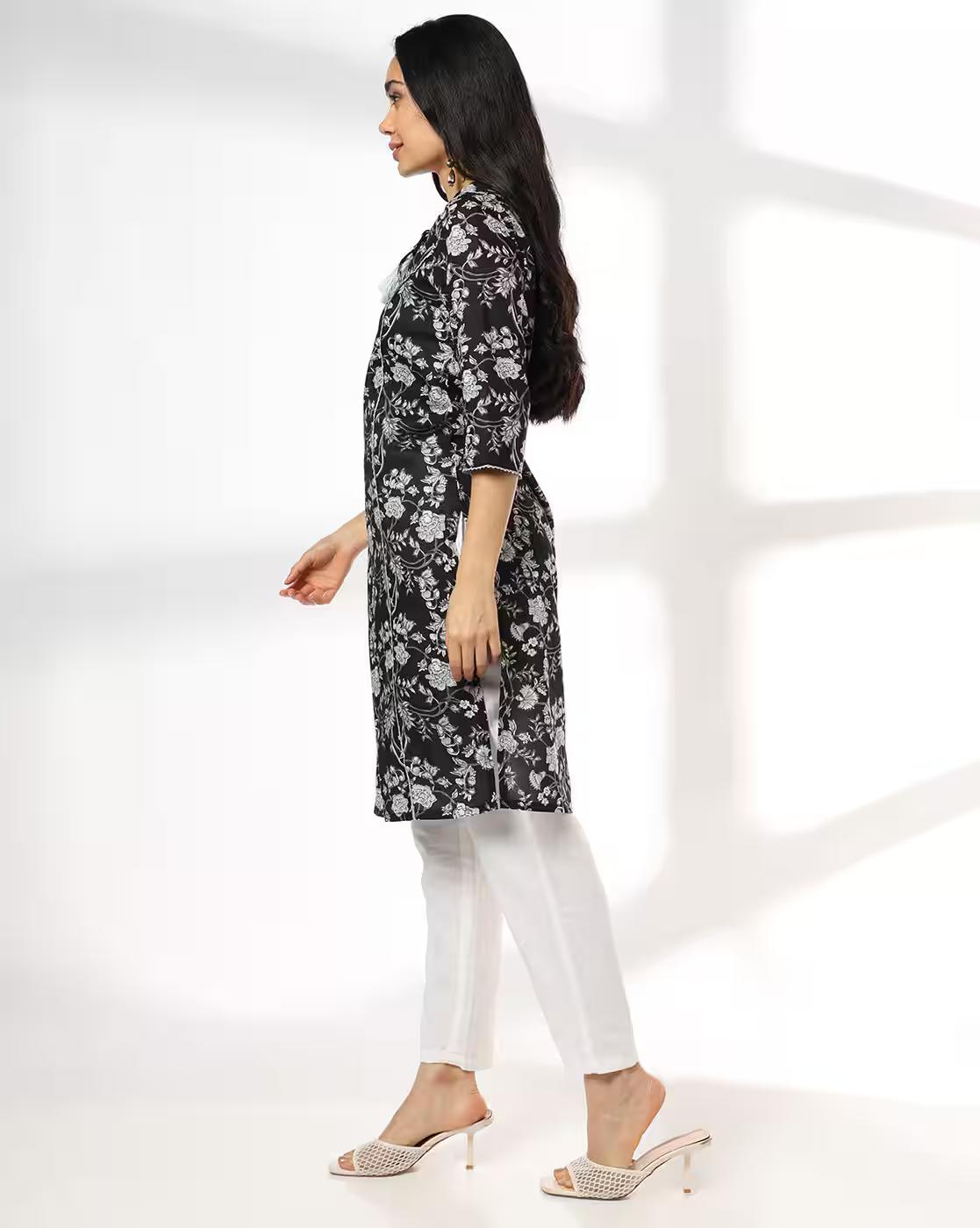 JAAL PRINCESS SEAM TULIP KUR, BLACK, XXL