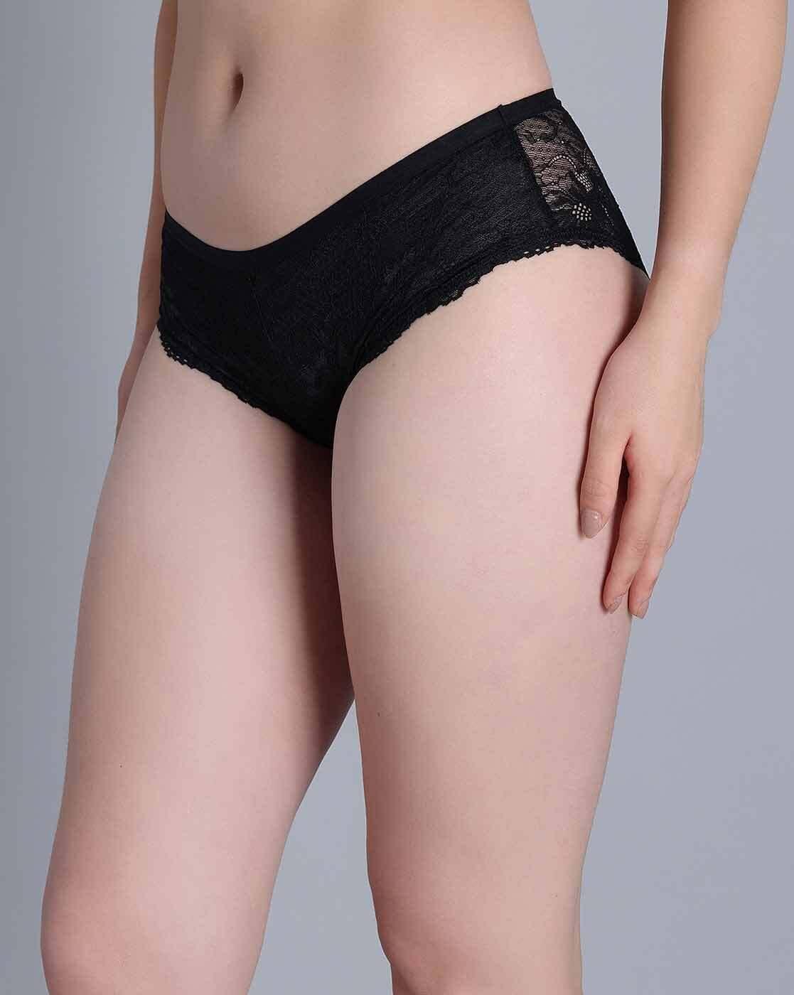 Pack Of 3 Low Rise Full Coverage Hipster Panties