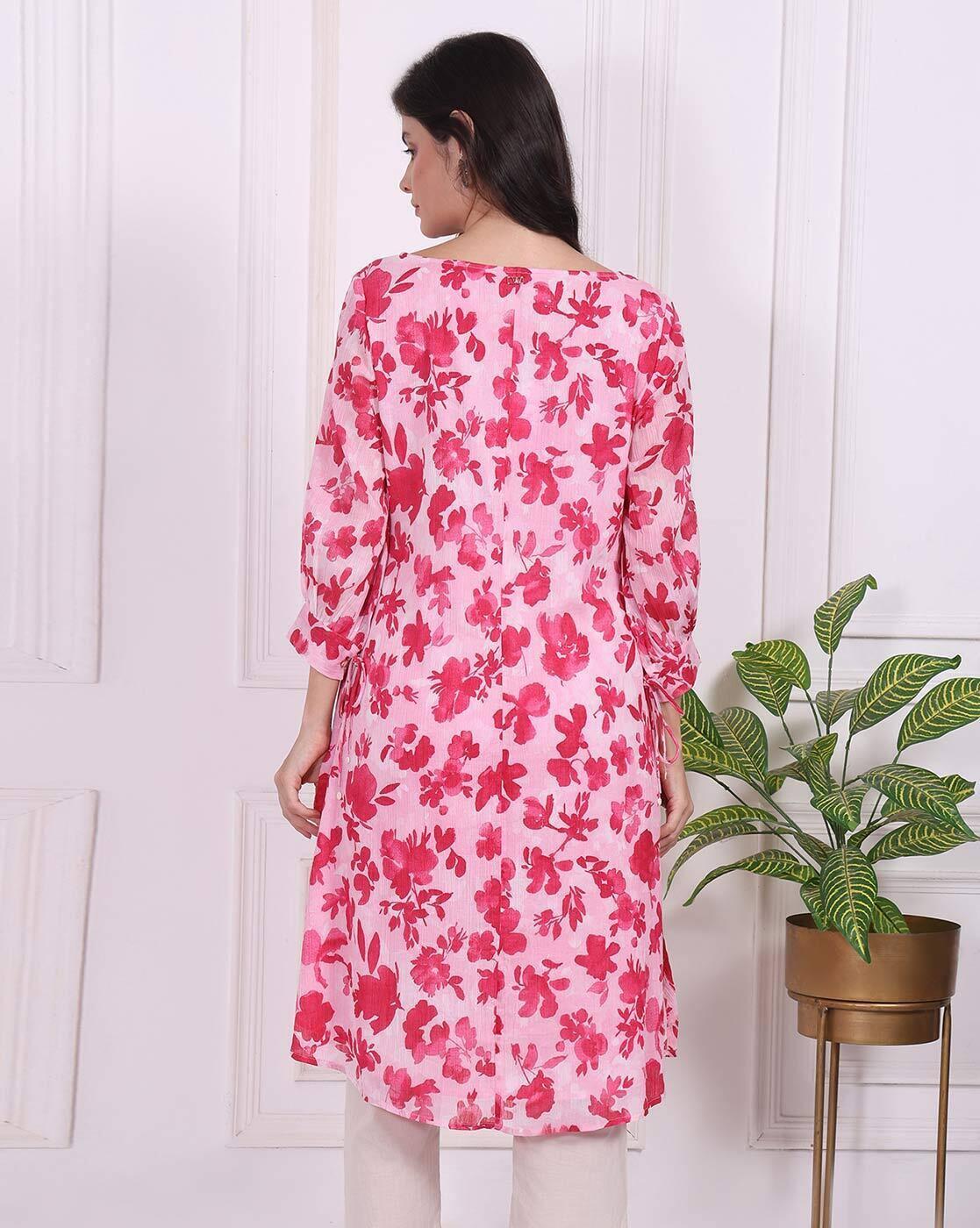 Women Floral A-Line Kurta