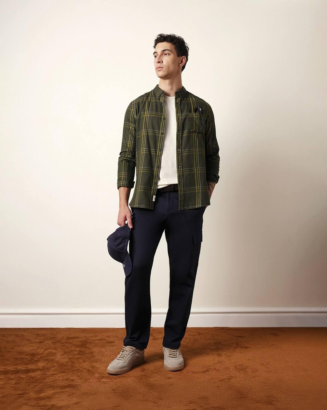 Checked Slim Fit Shirt