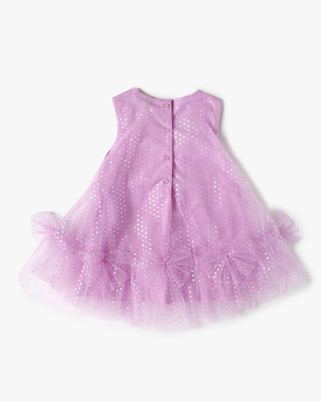 IRIDESCENT FOIL PRINTED, PURPLE, 12-18M