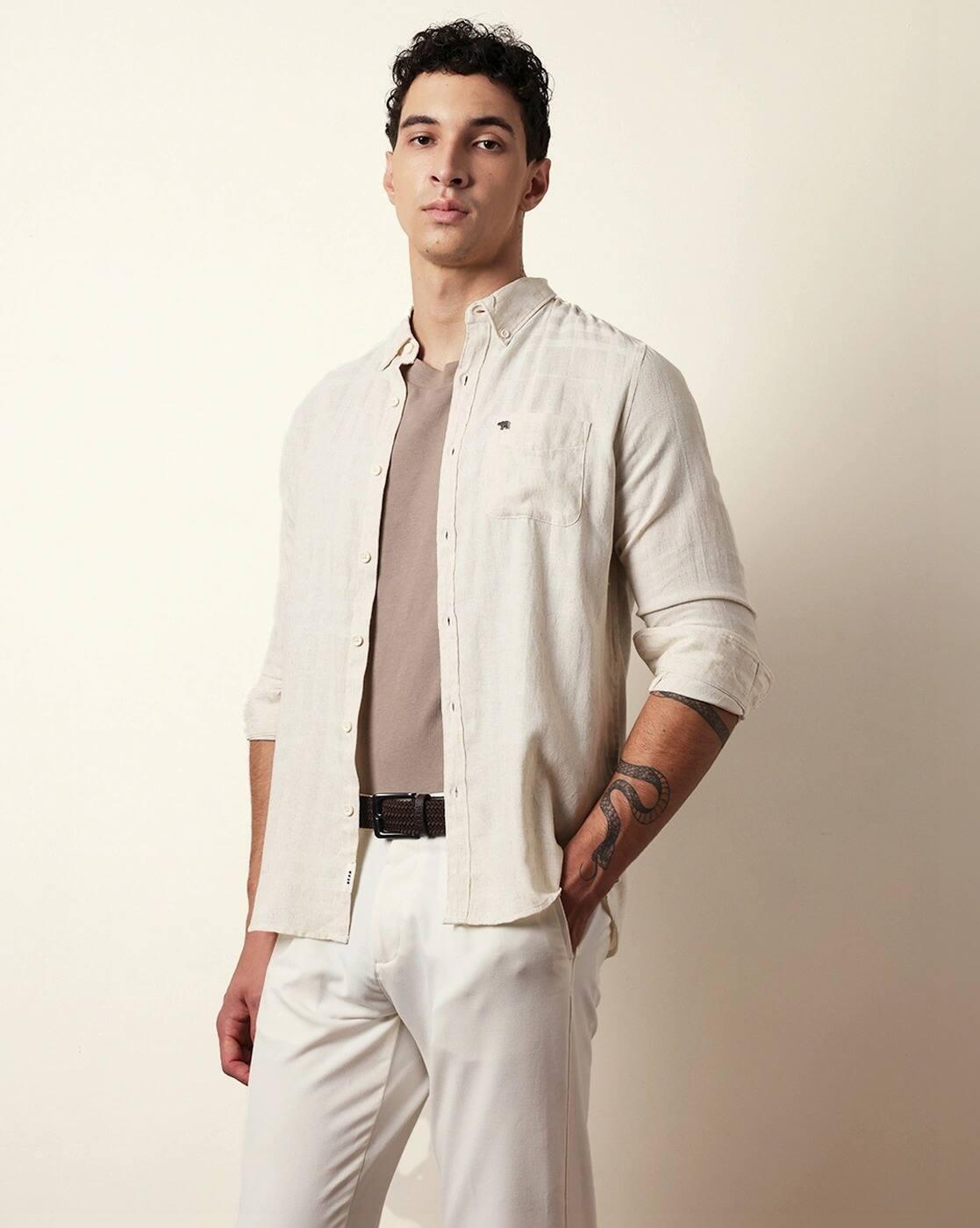 Checked Slim Fit Shirt