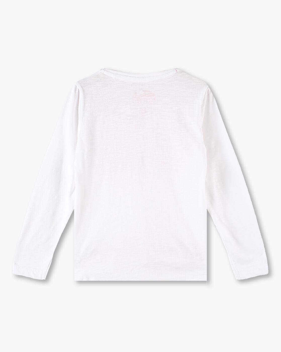 Girls Graphic Print Crew-Neck T-Shirt